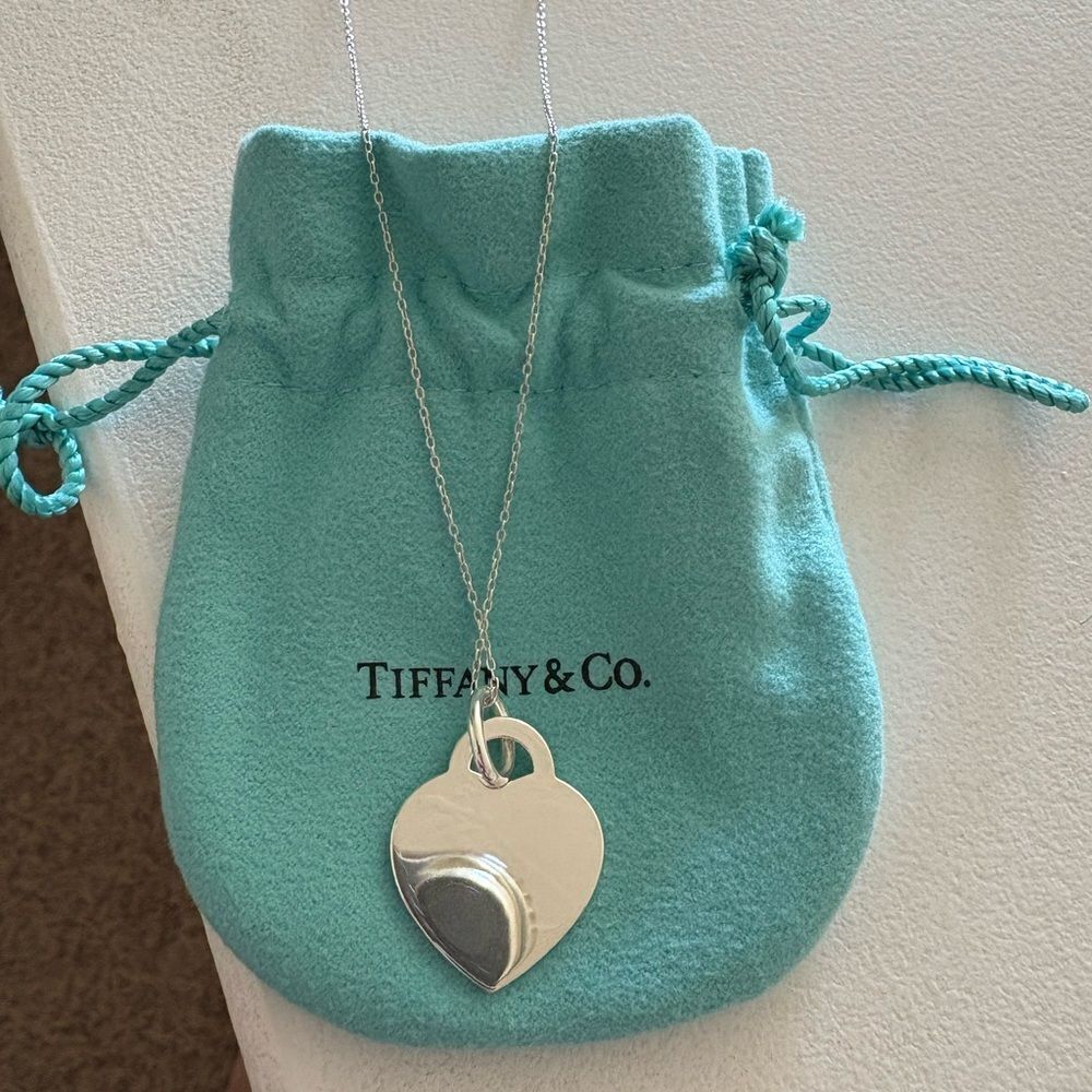 Tiffany & Co. Large Heart Necklace